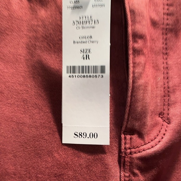 White House Black Market Rust skimmer jeans women’s size 4 NWT - Picture 3 of 11